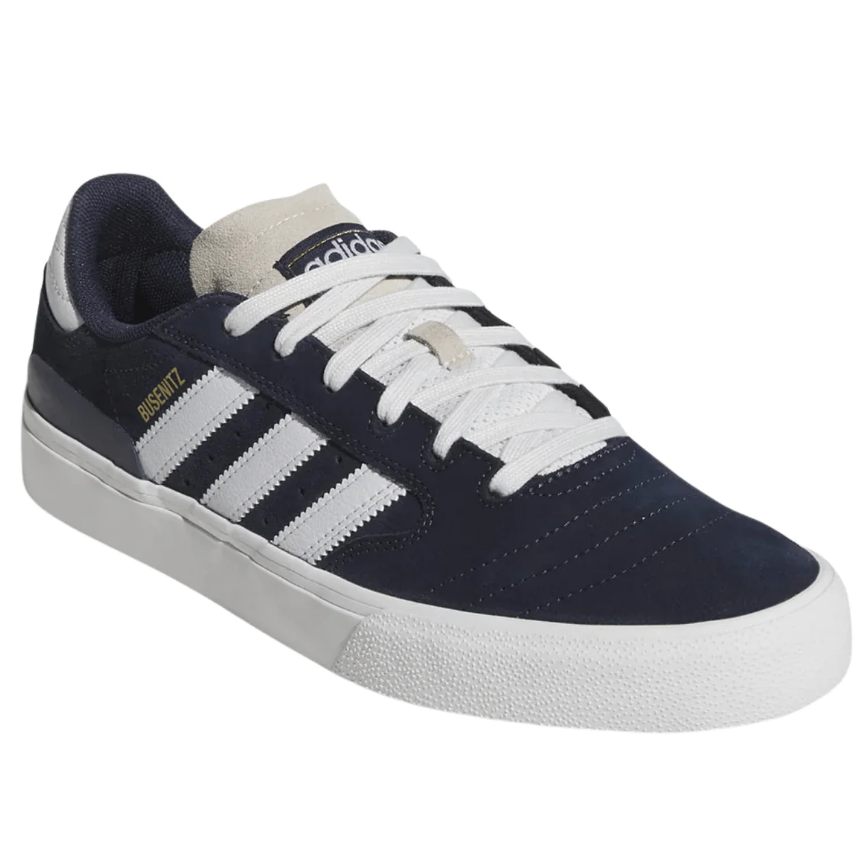 Adidas Skateboarding Busenitz Vulc II Skate Shoes | Navy Blue & White - Image 5