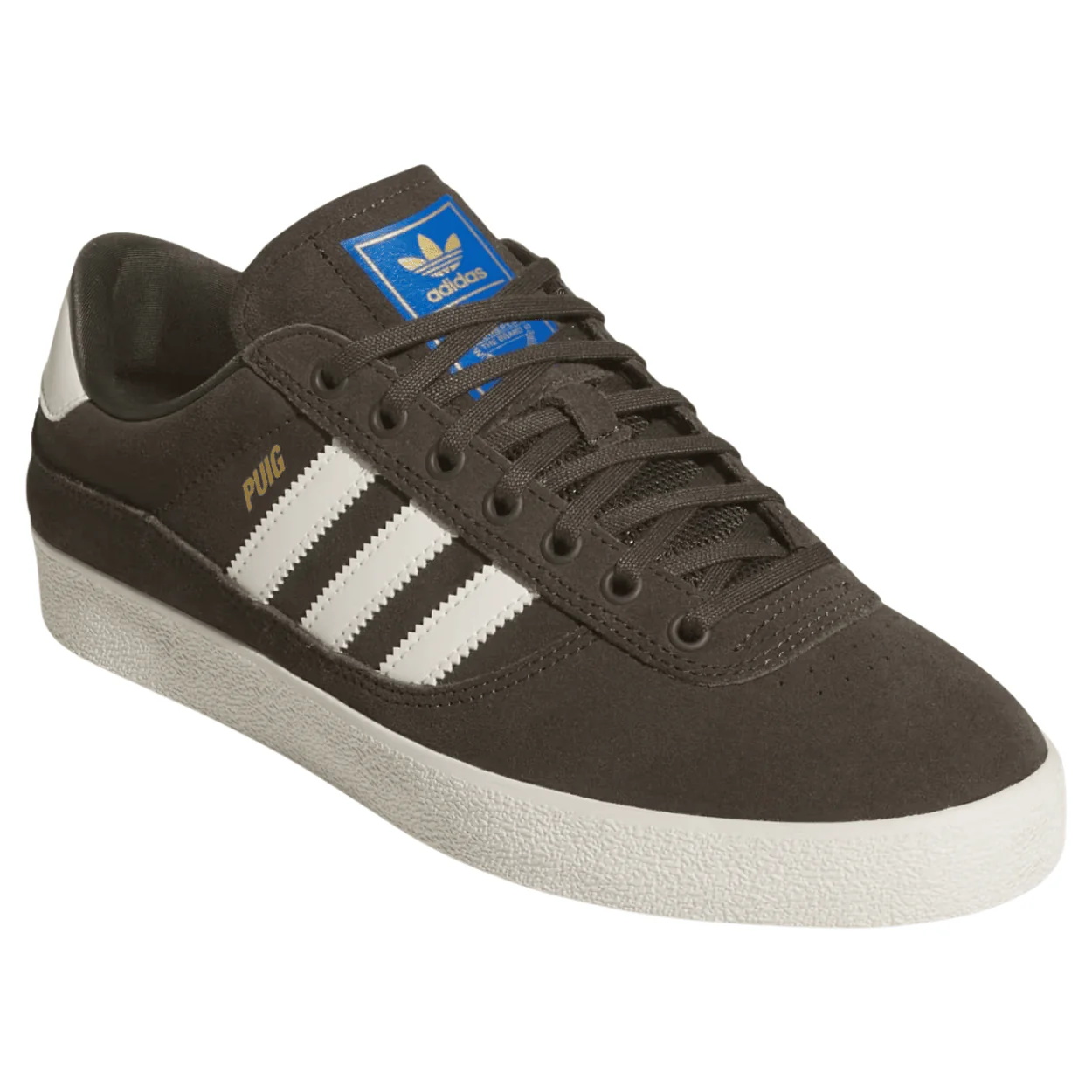 Adidas Skateboarding Puig Indoor Skate Shoes | Shadow Olive & Off White - Image 3