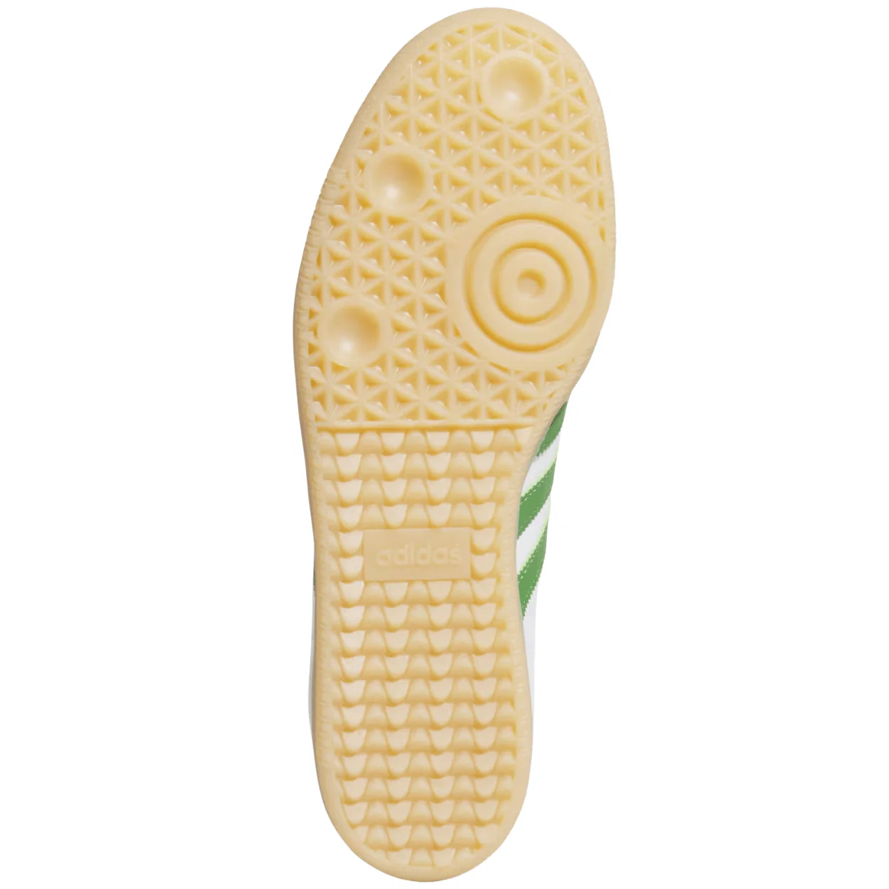 Adidas Skateboarding Samba ADV Skate Shoes | Cloud White & Crew Green - Image 3