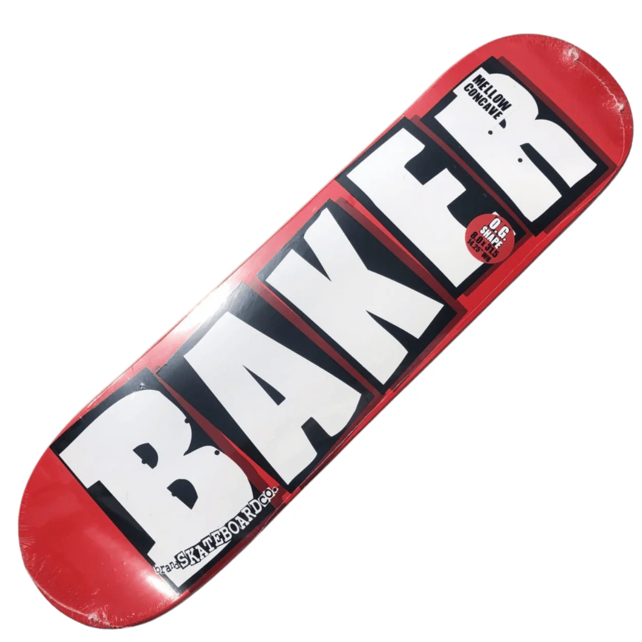 Baker Brand Logo White Skateboard Deck - Image 3