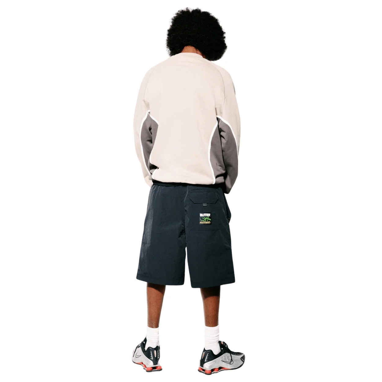 Butter Goods Aspect Crewneck | Fossil & Charcoal - Image 5