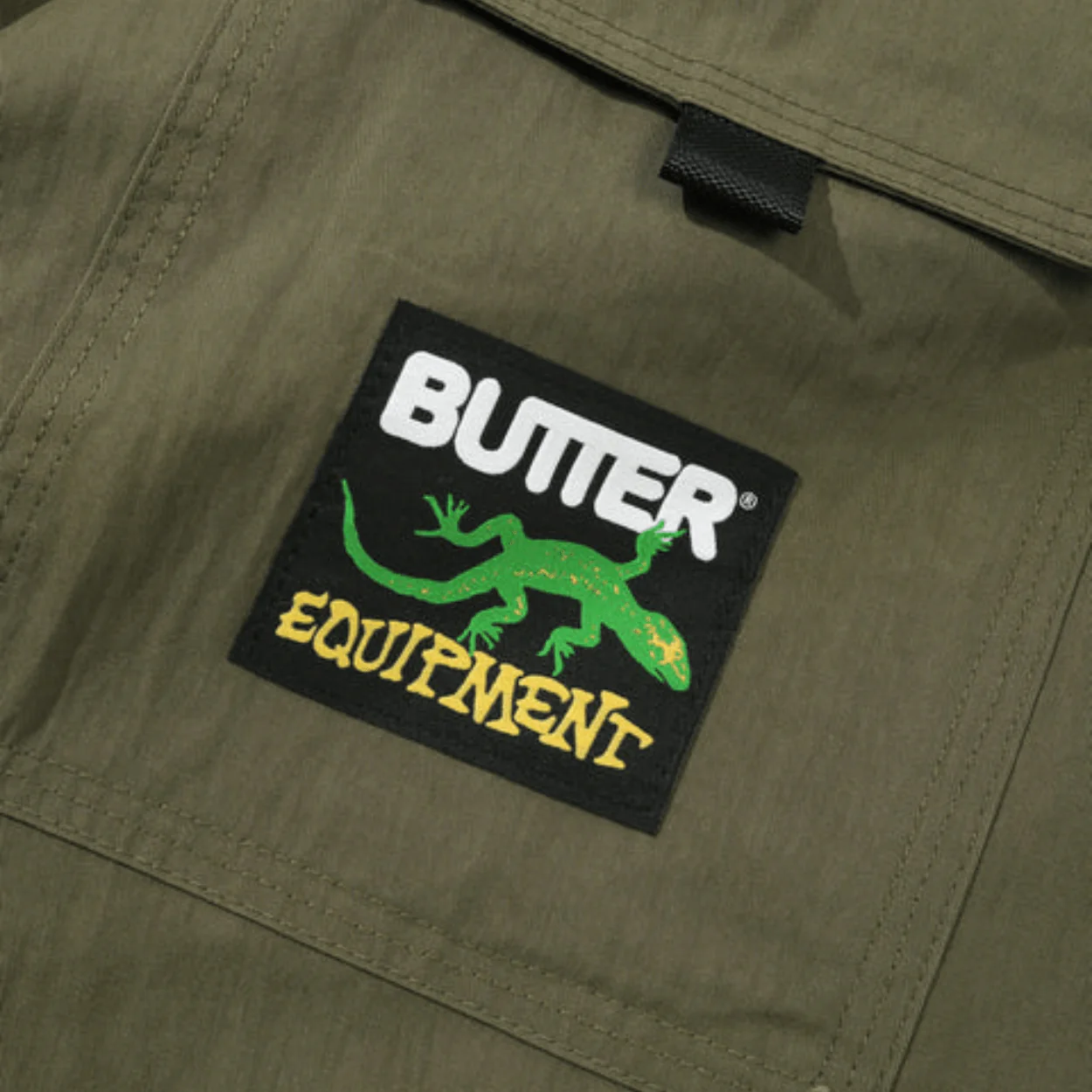 Butter Goods Climber Shorts | Army Green - Image 3