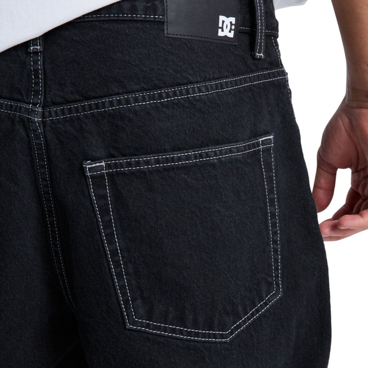 DC Baggy Denim Jeans | Black - Image 5