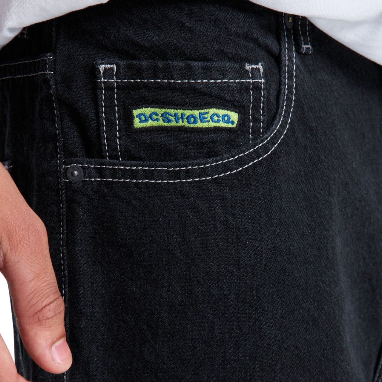 DC Baggy Denim Jeans | Black - Image 6
