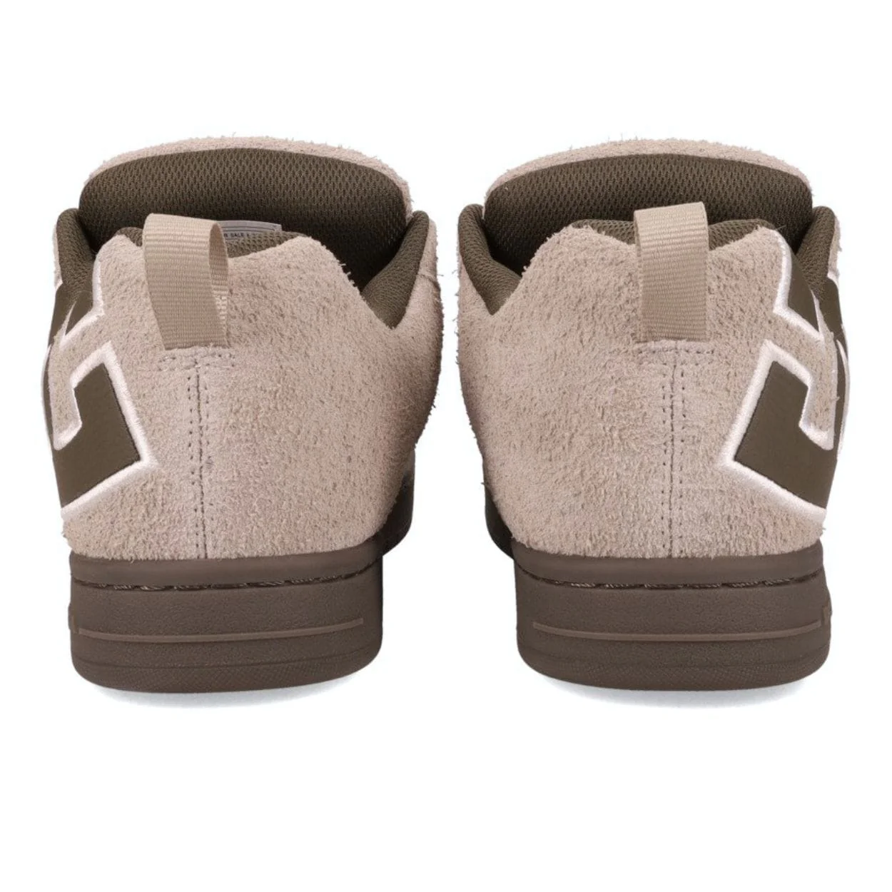 DC Court Graffik Skate Shoes | Taupe & Olive - Image 6
