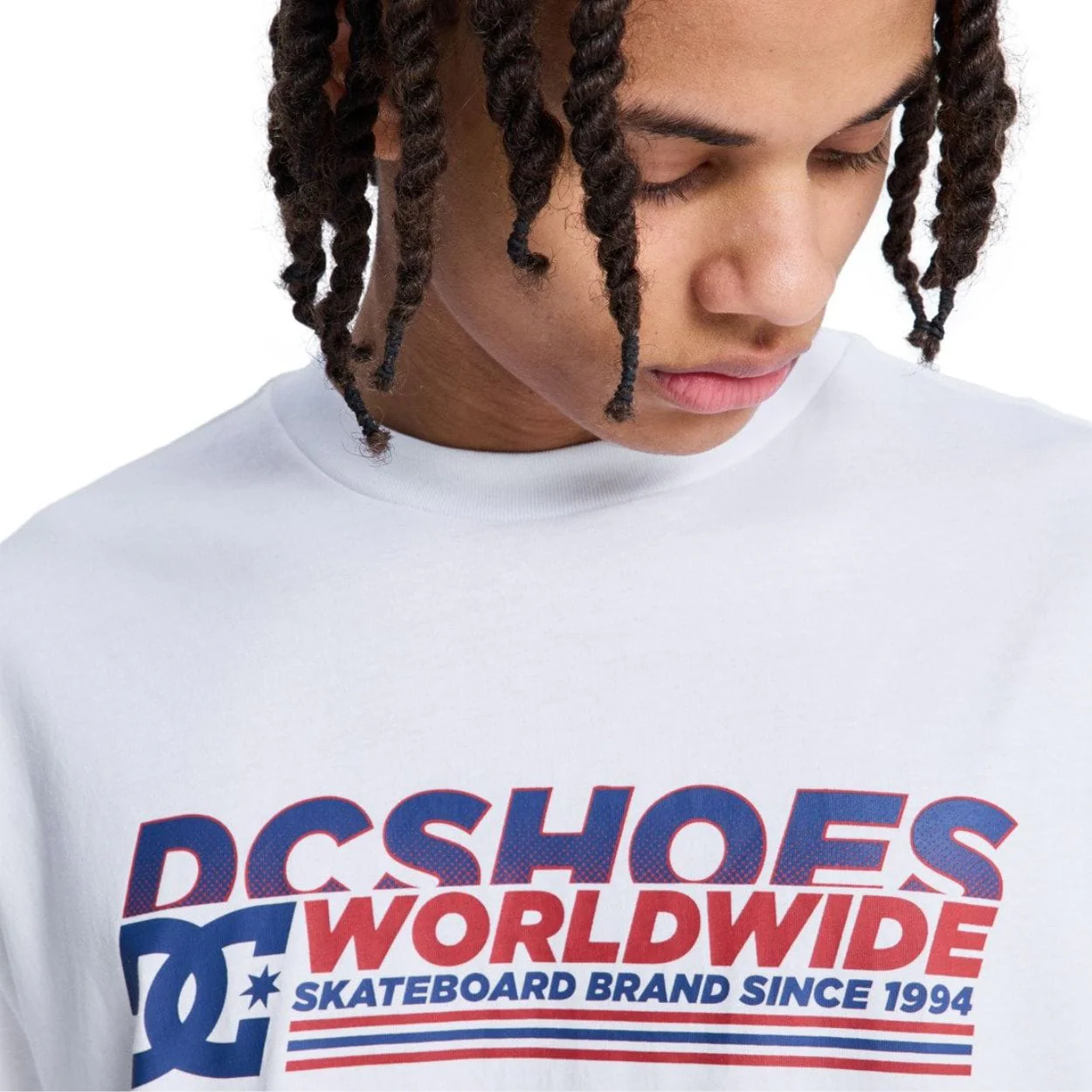 DC Queltra Lhss T-Shirt | White - Image 3