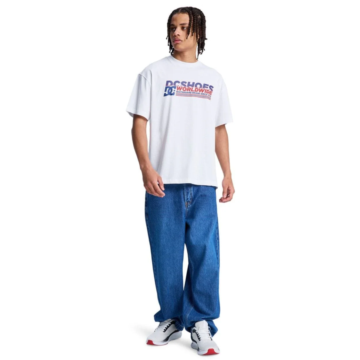DC Queltra Lhss T-Shirt | White - Image 5