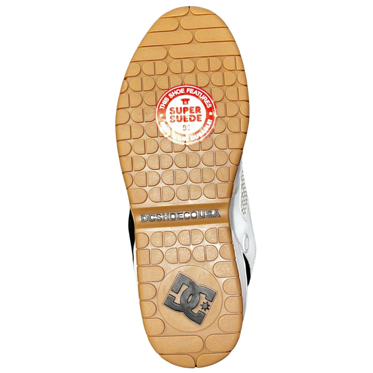 DC Shoes JS 1 Skate Shoes | White, Black & Red - Image 7
