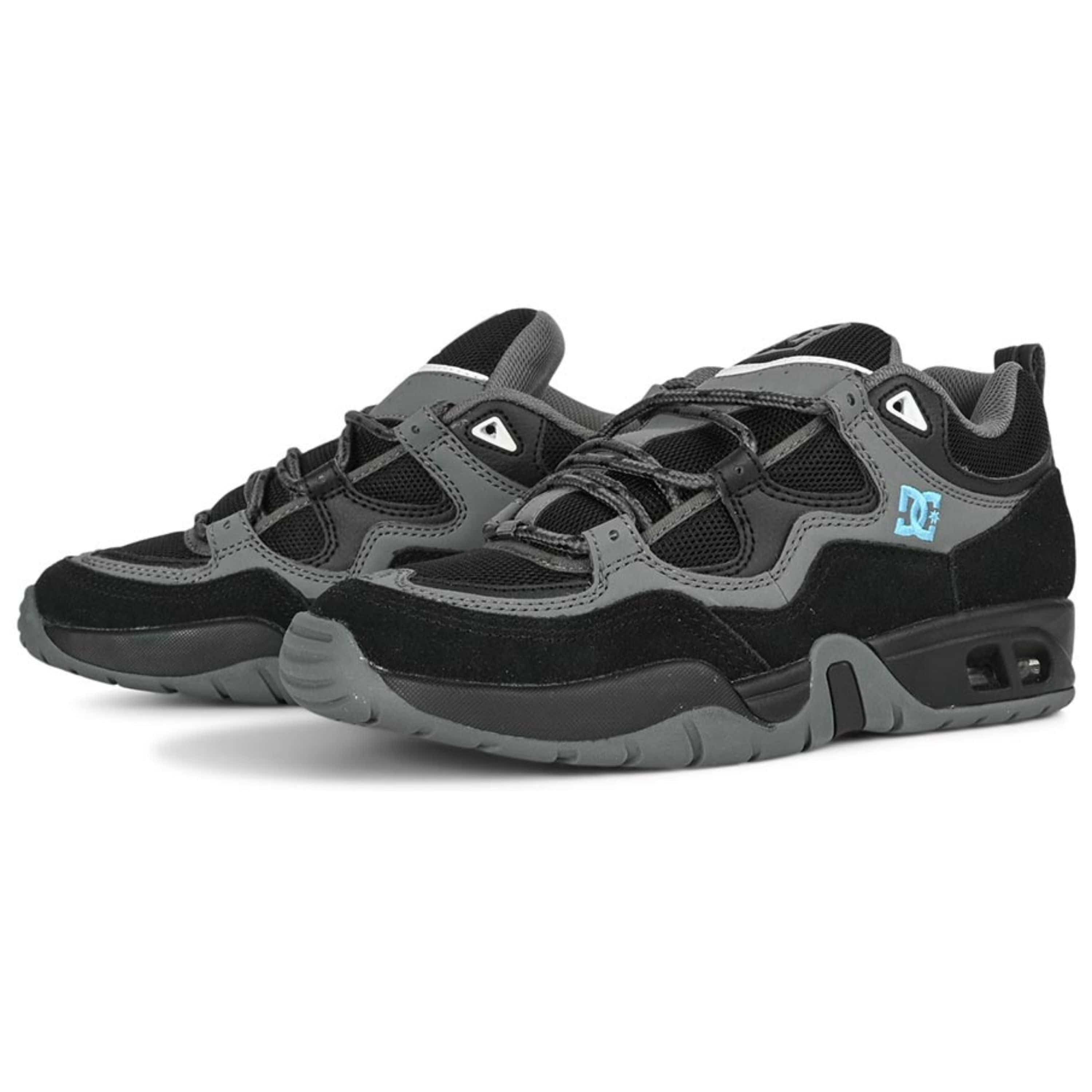 DC Shoes Truth Skate Shoes | Black, Grey & Blue - Image 5