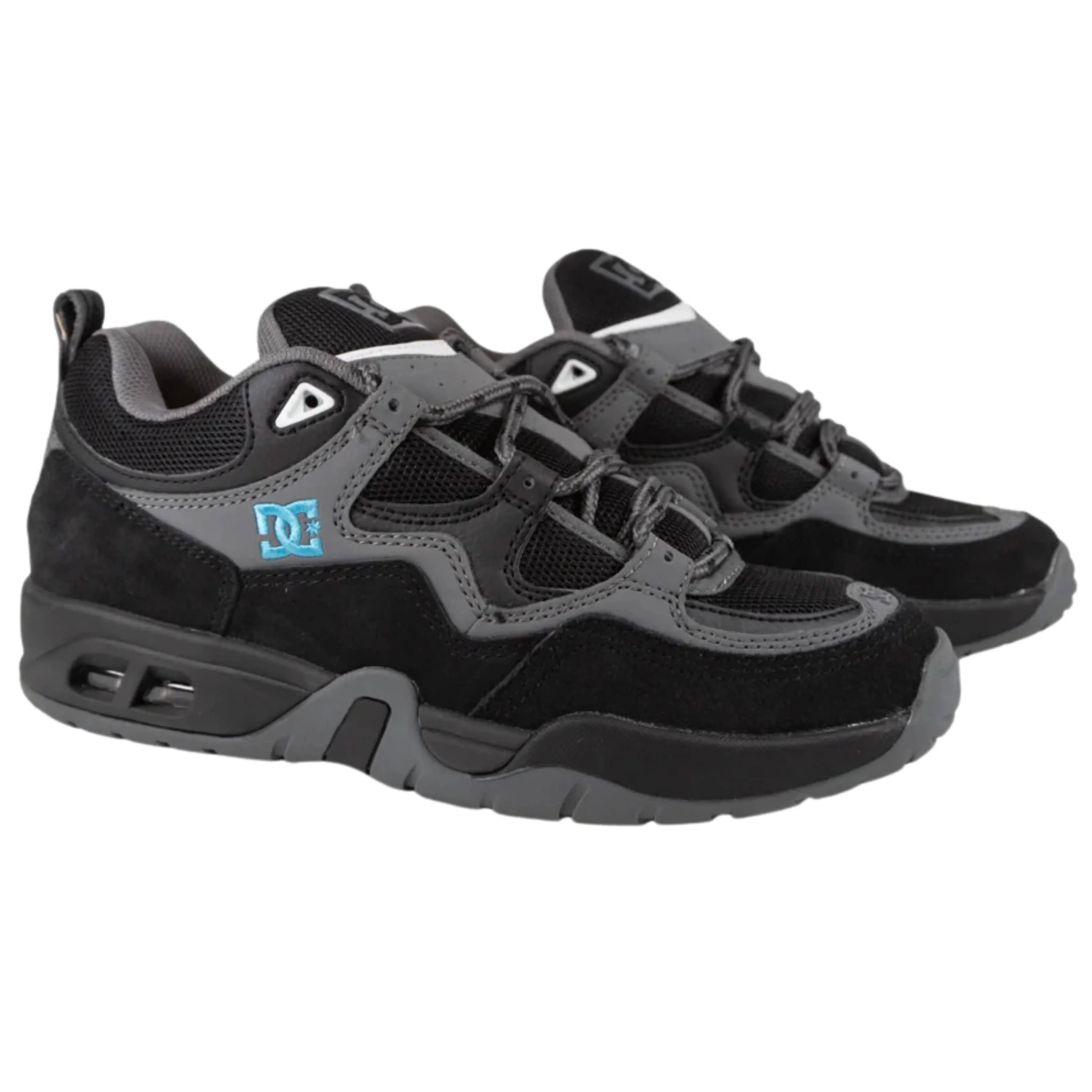 DC Shoes Truth Skate Shoes | Black, Grey & Blue - Image 9