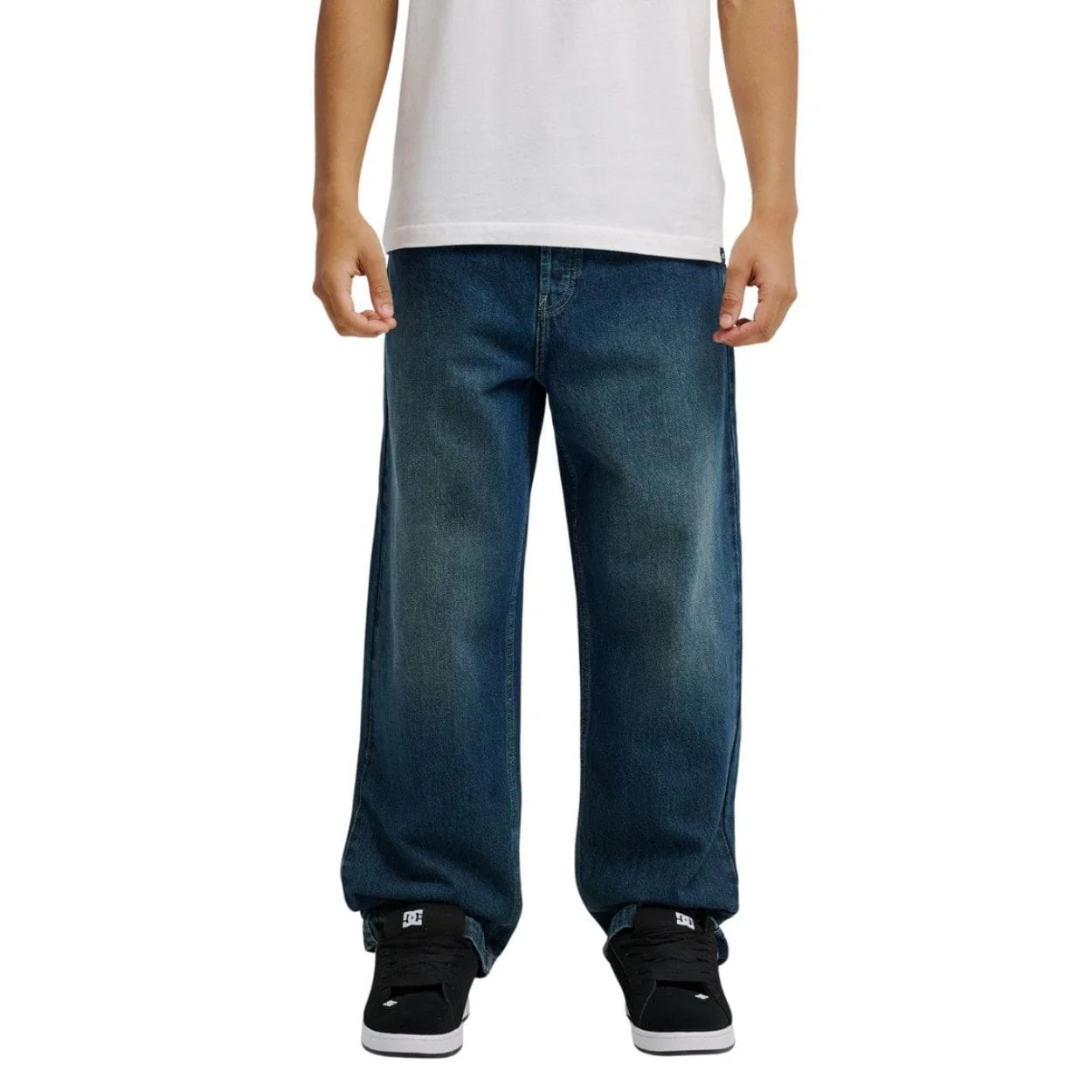DC Worker Baggy Double That Denim Jeans | Blue - Image 5