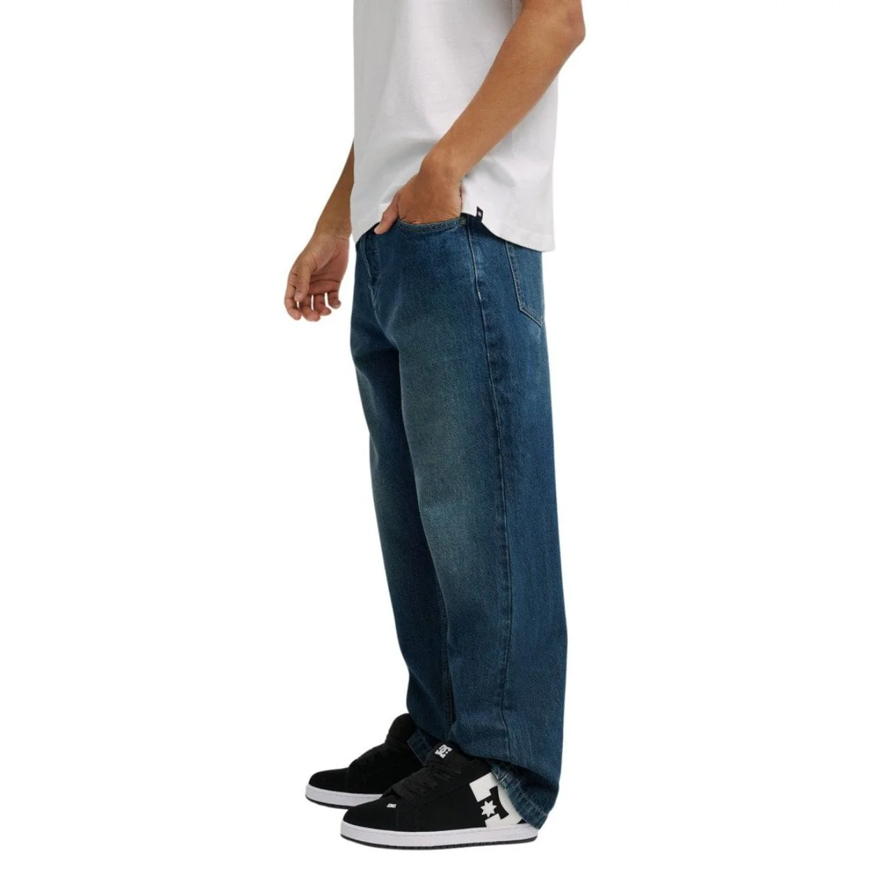 DC Worker Baggy Double That Denim Jeans | Blue - Image 6