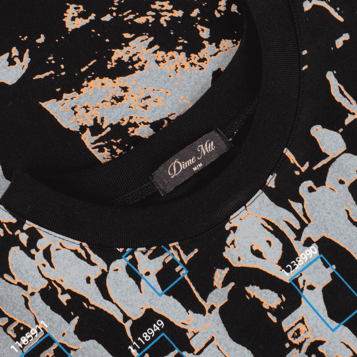 Dime MTL CCTV T-Shirt | Black - Image 3