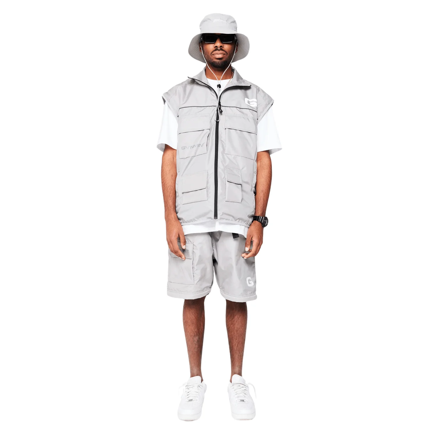 GVNMNT Clothing Co Hardwear Upper 2 in 1 Jacket | Grey - Image 4