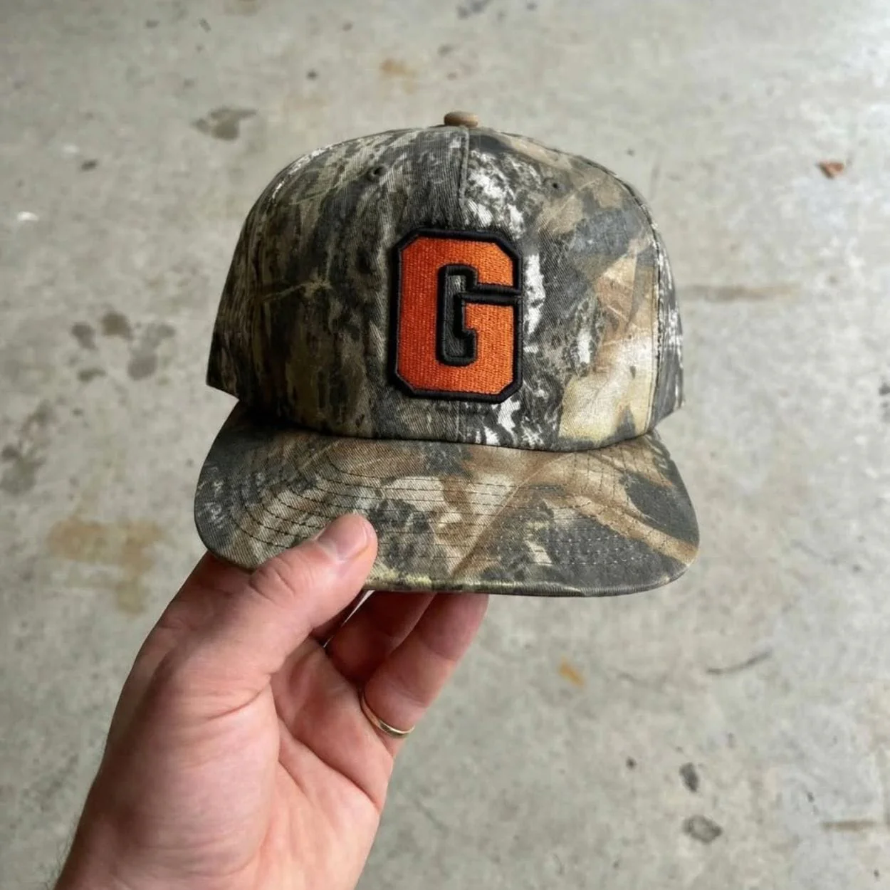 GVNMNT G Way Cap l Forest Camo & Orange - Image 8