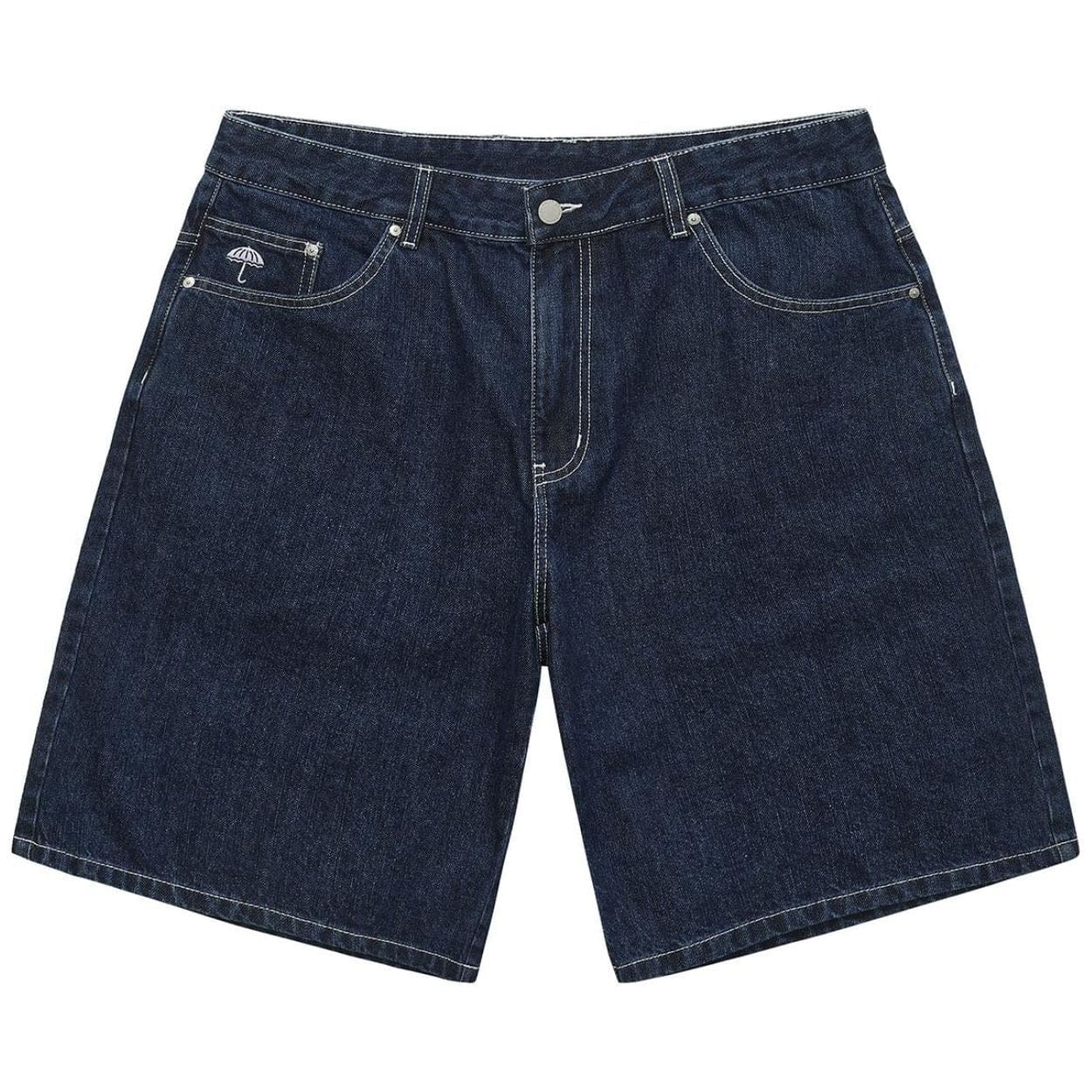 Helas Dieu Grec Jean Shorts | Washed Navy