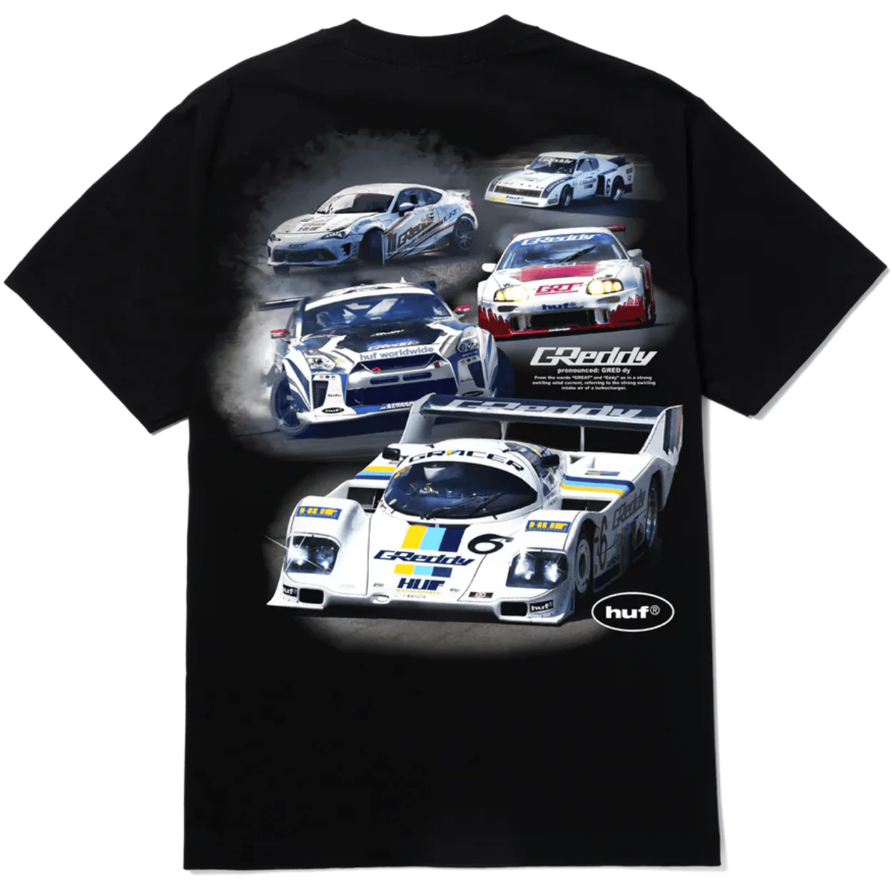 HUF X GReddy T-Shirt | Black