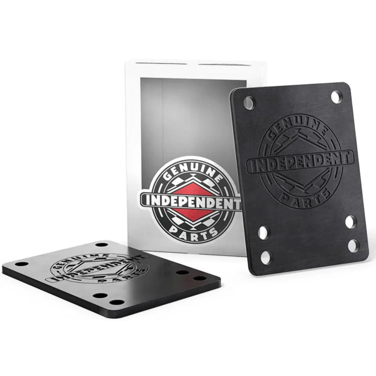 Independent Black Skateboard Riser Pads Shock Pads | 1/8"