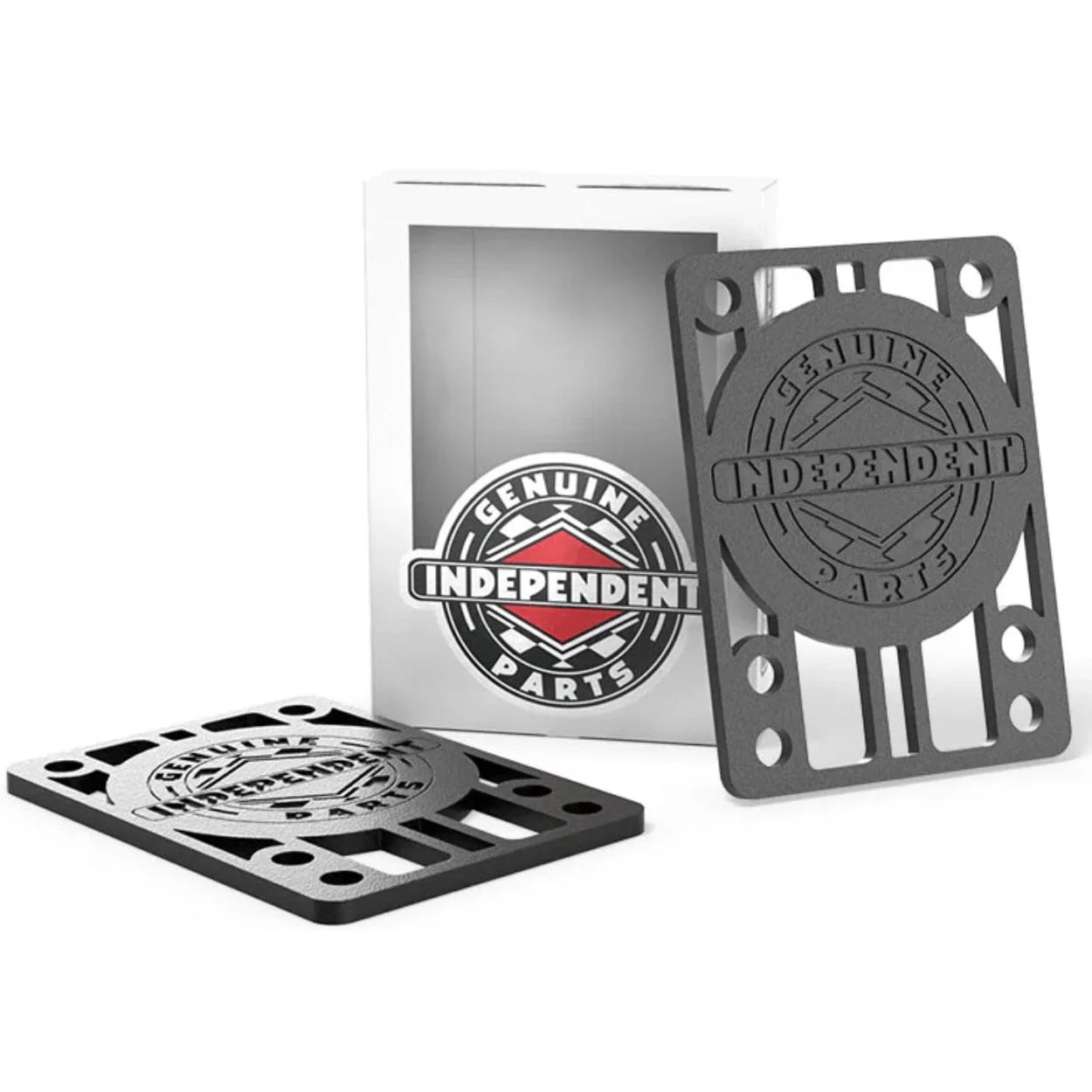 Independent Black Skateboard Riser Pads | 1/8"