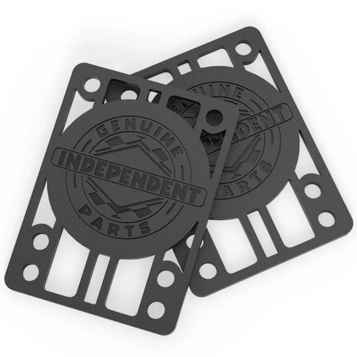Independent Black Skateboard Riser Pads | 1/8" - Image 2