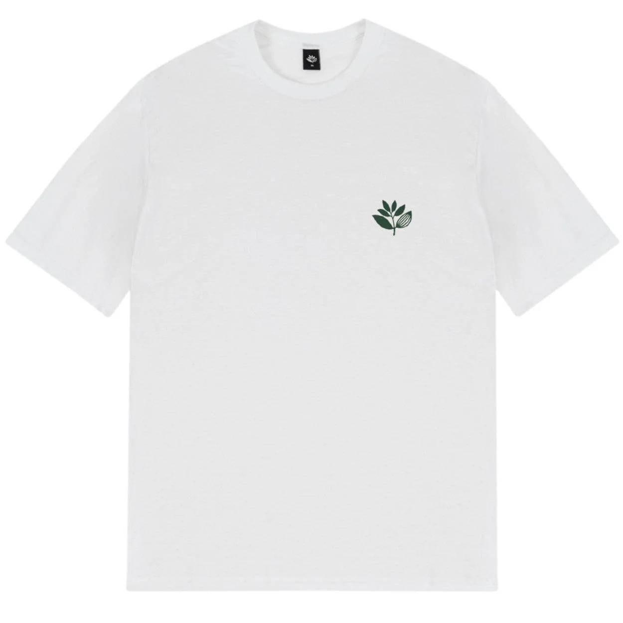 Magenta Skateboards Classic Plant T-Shirt | White - Image 2
