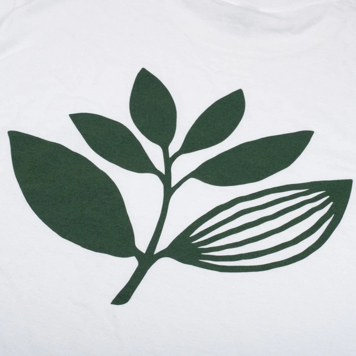Magenta Skateboards Classic Plant T-Shirt | White - Image 3