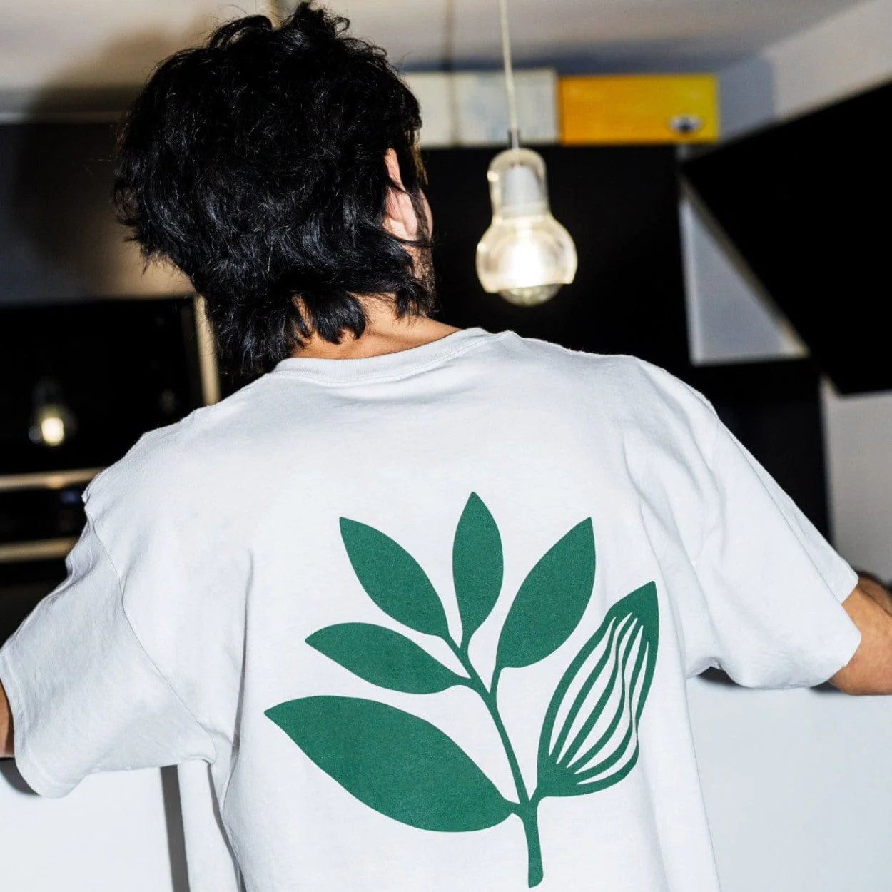 Magenta Skateboards Classic Plant T-Shirt | White - Image 4