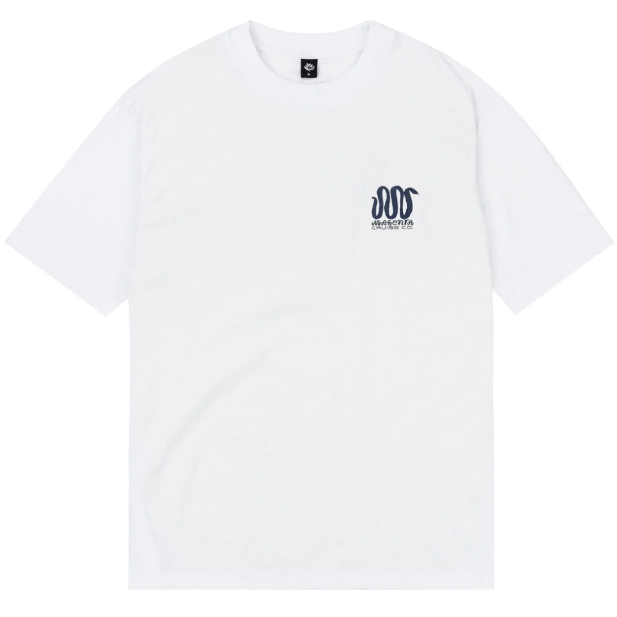 Magenta Skateboards Cruise Co T-Shirt | White - Image 3