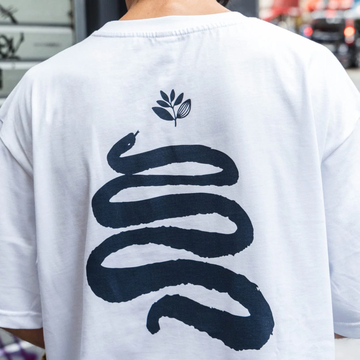 Magenta Skateboards Cruise Co T-Shirt | White - Image 6
