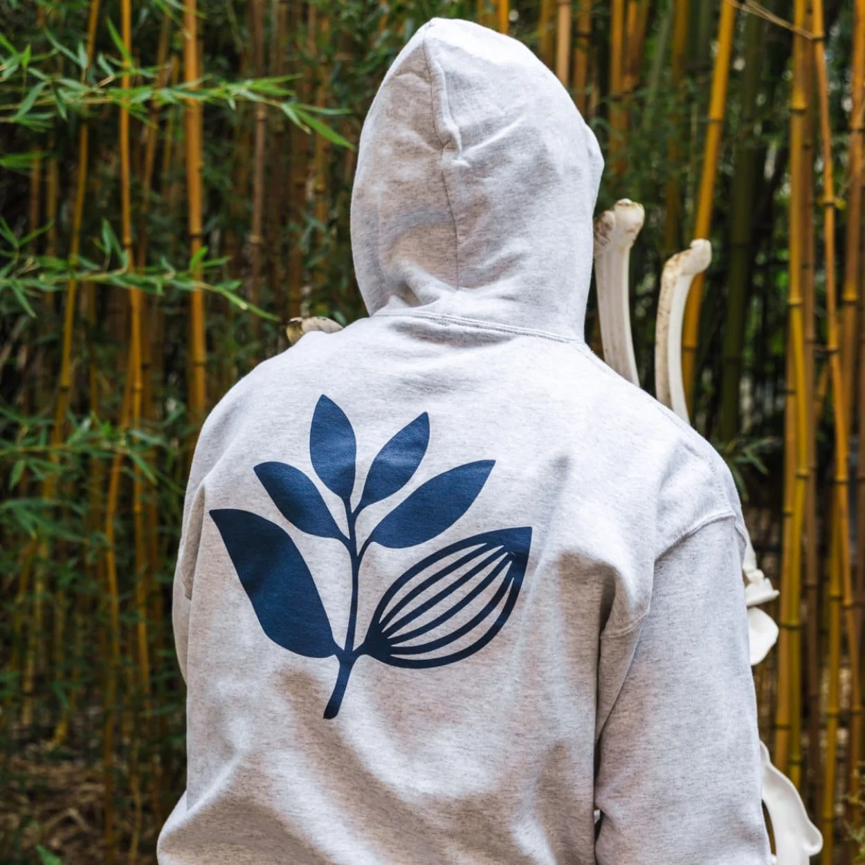 Magenta Skateboards Plant Hoodie | Ash - Image 3
