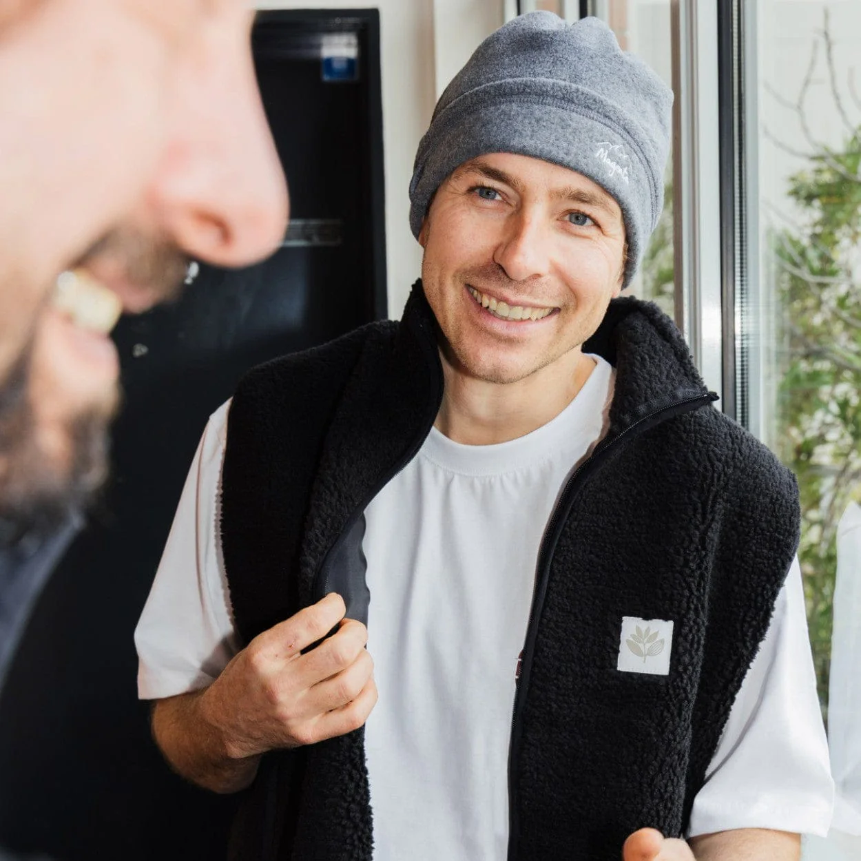 Magenta Skateboards Sherpa Vest | Black - Image 4
