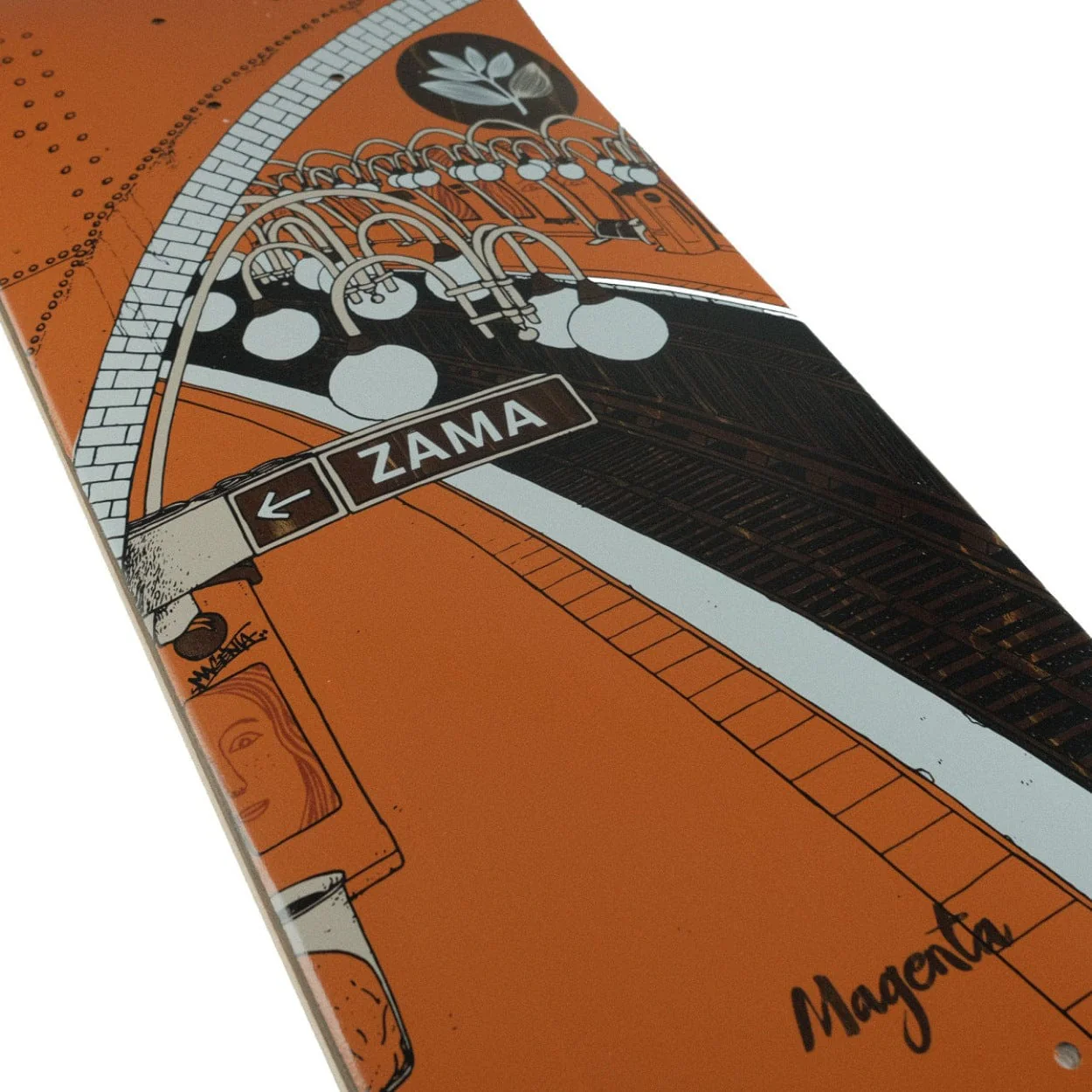 Magenta Skateboards Shogo Zama Metro Series Skateboard Deck | 8.25" - Image 3