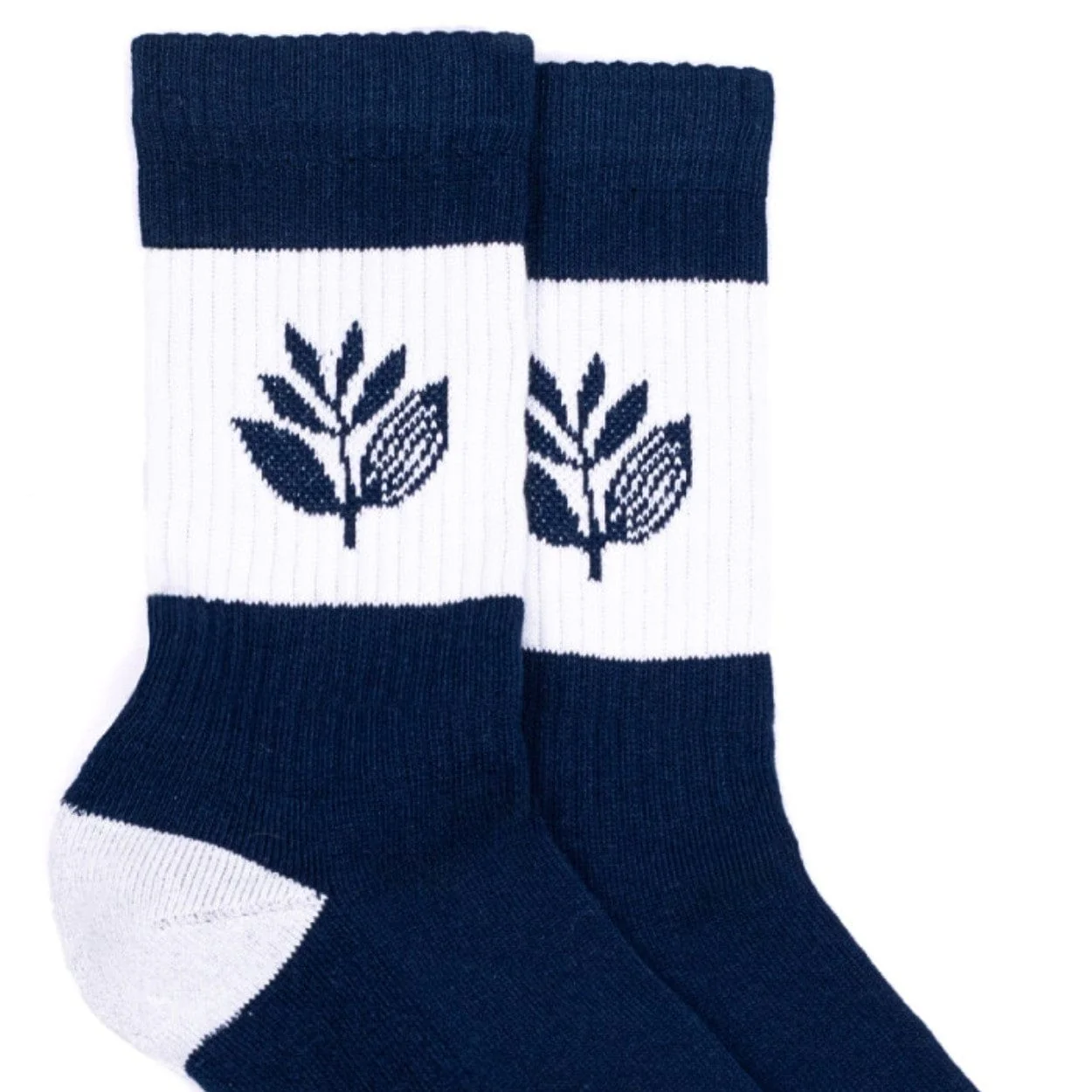 Magenta Skateboards Stripe Socks | Navy Blue - Image 3