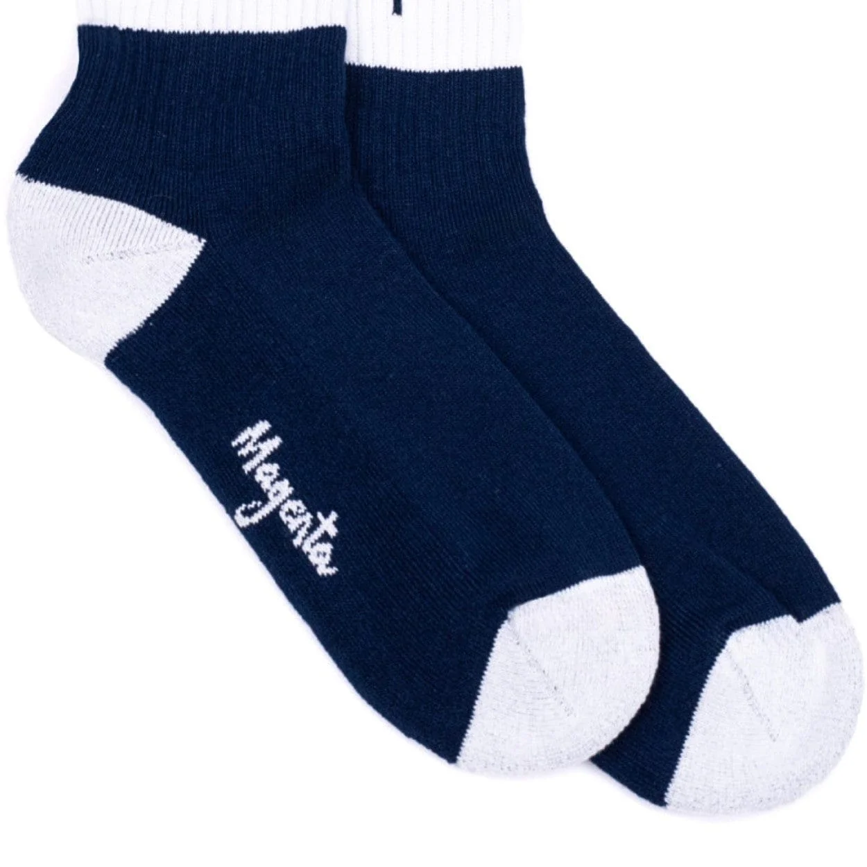 Magenta Skateboards Stripe Socks | Navy Blue - Image 4