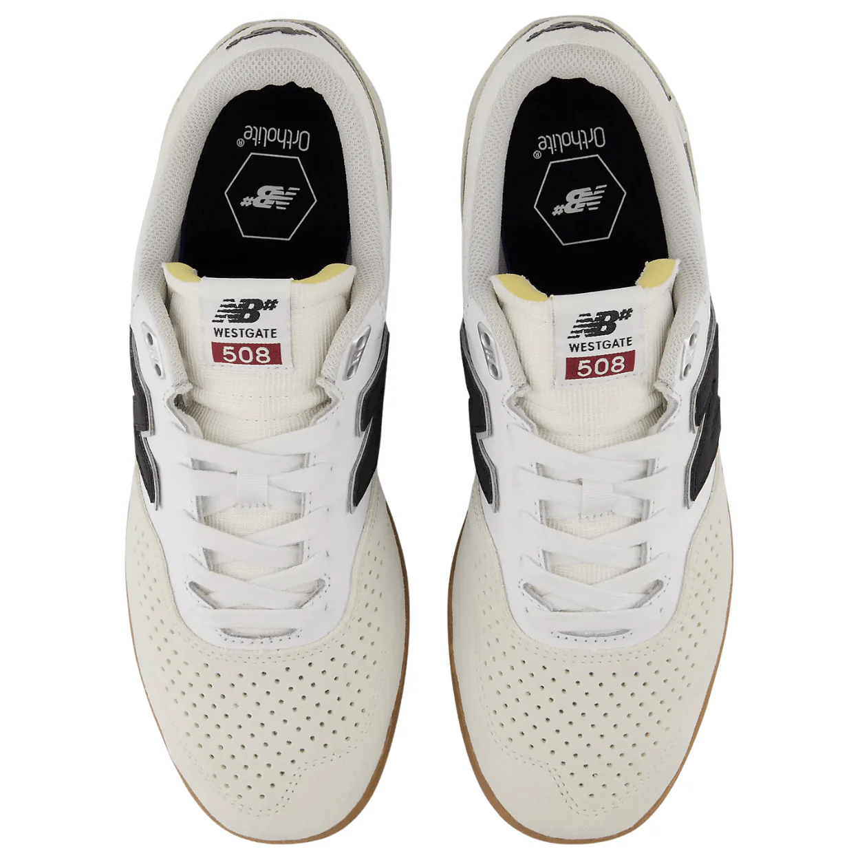 New Balance Numeric 508 NM508WID Brandon Westgate Skate Shoes | Sea Salt & Black - Image 4
