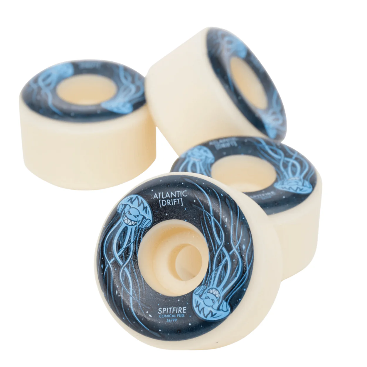 Spitfire Formula Four Conical 99A Atlantic Drift Skateboard Wheels | 56mm - Image 3